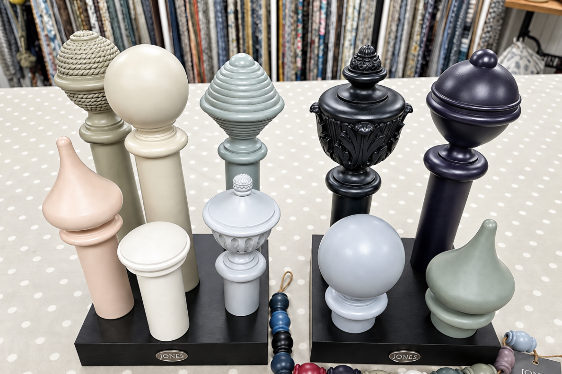 Sue Cardy Jones Curtain Poles